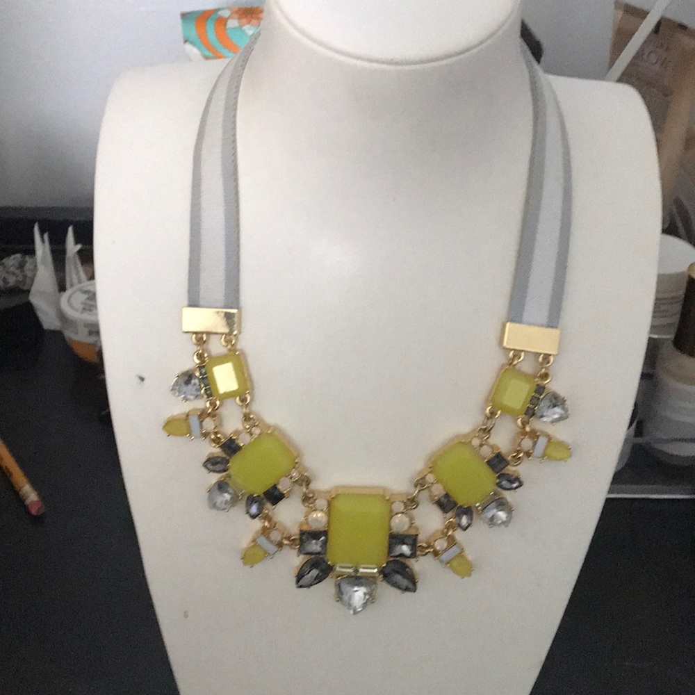 C. Wonder yellow statement necklace!